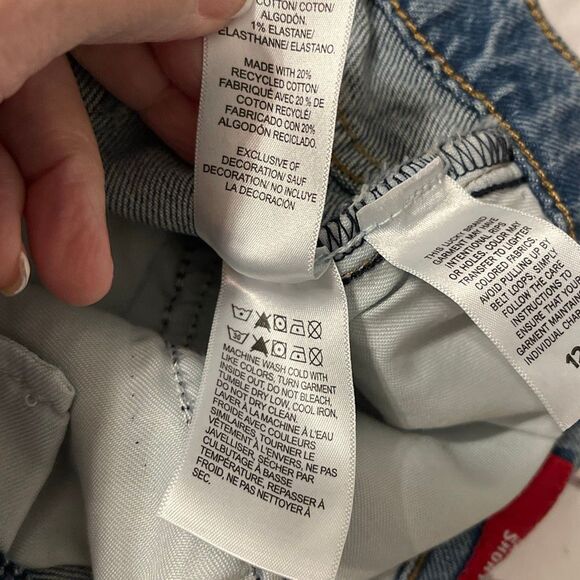 Lucky Brand Women’s 90’s Midi Short Cutoff Jeans Shorts - Picture 7 of 13